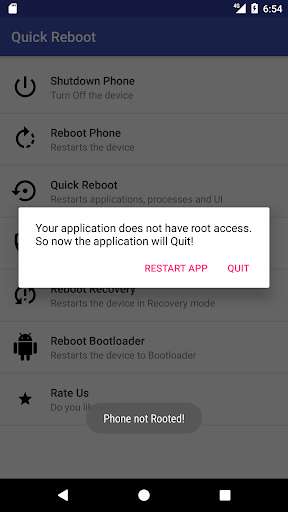 Play APK Quick Reboot [ROOT]  and enjoy Quick Reboot [ROOT] with UptoPlay com.awiserk.kundalias.rootboot